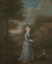 Miss Wood av William Hogarth, ca 1730 — vy av verket