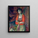 armenisk flicka - William James Glackens — inramlat konstverk på väggen