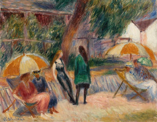 William James Glackens - Beach with Figures Bellport.webp