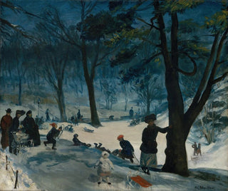 William James Glackens - Central Park Winter.webp