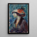 Ung flicka med blomsterhatt - William James Glackens — inramlat konstverk på väggen