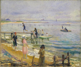 William James Glackens - Jetties at Bellport.webp