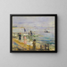 Jetées à Bellport - William James Glackens — inramlat konstverk på väggen