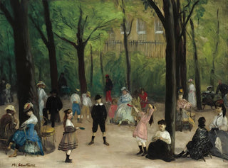 Jardins du Luxembourg - William James Glackens — vy av konstverket