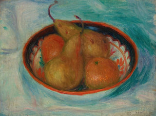 William James Glackens - Pears and Oranges in a Bowl.webp
