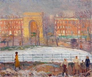 William James Glackens - Street Cleaners Washington Square.webp