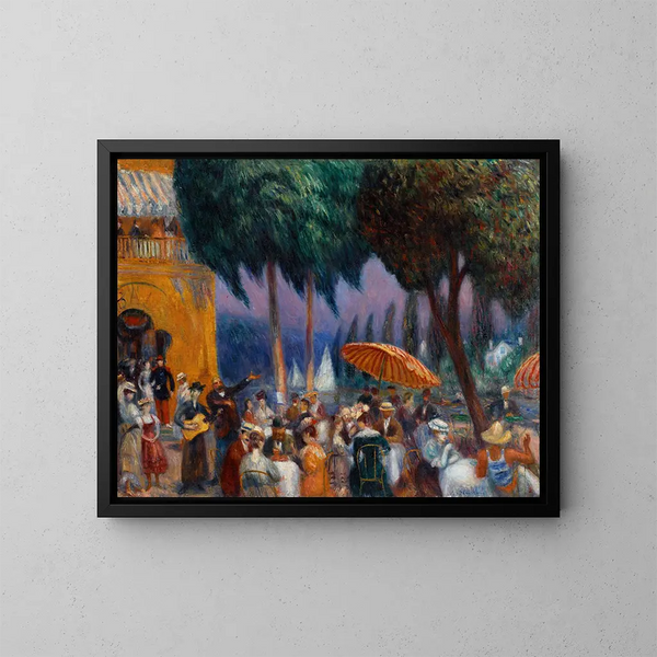 Söndag vid Marne - William James Glackens — inramlat konstverk på väggen