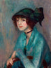 La Brune - William James Glackens — vy av konstverket