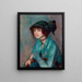 La Brune - William James Glackens — inramlat konstverk på väggen