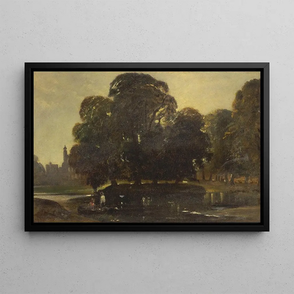 William James Mller - A View of Eton and the Fellows Eyot.webp