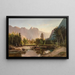 Vallée de Yosemite - William Keith — inramlat konstverk på väggen