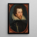 Grey Brydges 5:e Baron Chandos av Sudeley slott Gloucestershire - William Larkin — inramlat konstverk på väggen