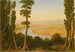 Vue du Tibre et de la campagne romaine depuis Monte Mario - William Linton — vy av konstverket