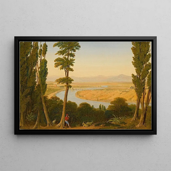 William Linton - A view of the Tiber and the Roman Campagna from Monte Mario.webp