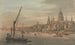 La ville et Saint-Paul depuis la rive sud - William Marlow — vy av konstverket