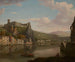 Vue de la Saône et du château de Pierre Scize, Lyon, France - William Marlow — vy av konstverket