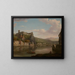 Vue de la Saône et du château de Pierre Scize, Lyon, France - William Marlow — inramlat konstverk på väggen