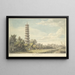 Vue de la nature sauvage à Kew - William Marlow — inramlat konstverk på väggen
