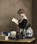 La femme de ménage - William McGregor Paxton — vy av konstverket
