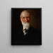 Portrait de mon père David Hester Chase - William Merritt Chase — inramlat konstverk på väggen