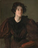 Studie av en ung kvinna - William Merritt Chase — vy av konstverket