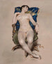 Nu utan titel som vilar på en stol - William Merritt Chase — vy av konstverket