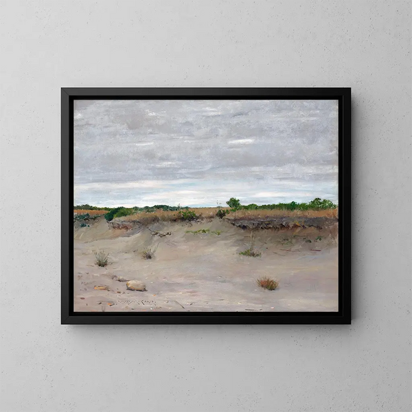 Sables balayés par le vent - William Merritt Chase — inramlat konstverk på väggen