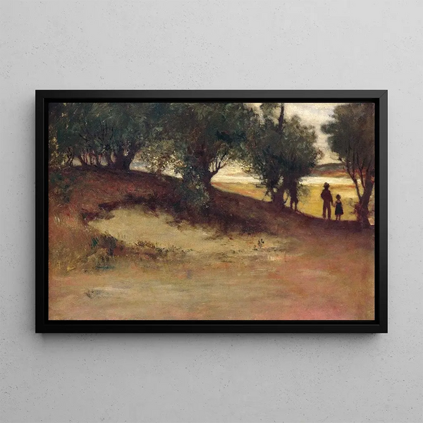 William Morris Hunt - Sand Bank with Willows Magnolia.webp