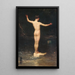 Les baigneurs - William Morris Hunt — inramlat konstverk på väggen