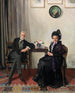 Porträtt av konstnärernas föräldrar - William Orpen — vy av konstverket