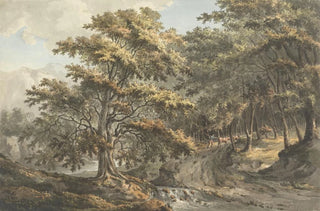 William P Sherlock - Landscape with River and Cattle Driver in Background.webp