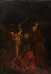 Moïse, Aaron och Hur på berget Horeb - William Page — vy av konstverket