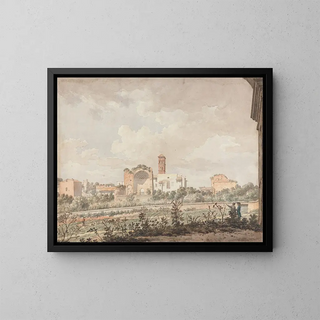 William Pars - Temple of Venus and Rome from the Colosseum.webp