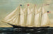ett fyrmastat skepp King Philip - William Pierce Stubbs — vy av konstverket