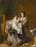 Böner inför kvällen innan läggdags - William Powell Frith — vy av konstverket