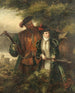 Henri VIII och Anne Boleyn som skjuter med båge i Windsor-skogen - William Powell Frith — vy av konstverket