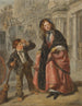 Le balayeur de passage à niveau (Conflit de cas) - William Powell Frith — vy av konstverket
