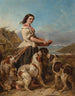 La fille du garde-chasse - William Powell Frith — vy av konstverket