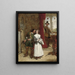 La fille des puritains - William Powell Frith — inramlat konstverk på väggen