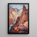 Vue du Grand Canyon de Yellowstone - William Robinson Leigh — inramlat konstverk på väggen