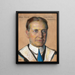George Parmley Day B. A. 1897 Kassör vid Yale University 1910 - William Sergeant Kendall — inramlat konstverk på väggen