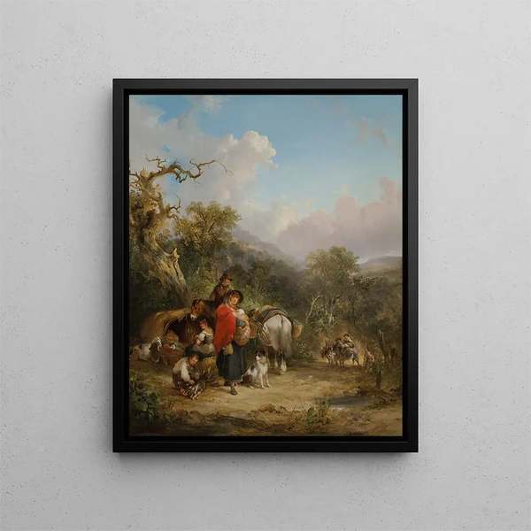 William Shayer - A travellers encampment.webp