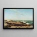 La Baie de Narragansett - William Stanley Haseltine — inramlat konstverk på väggen