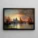 Santa Maria della Salute Coucher de soleil - William Stanley Haseltine — inramlat konstverk på väggen
