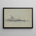 Vy genom kanalen Giudecca mot Salute och Campanile di San Marco - William Stanley Haseltine — inramlat konstverk på väggen