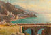 Vue de la côte amalfitaine, Italien - William Stanley Haseltine — vy av konstverket