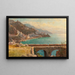 Vue de la côte amalfitaine, Italien - William Stanley Haseltine — inramlat konstverk på väggen