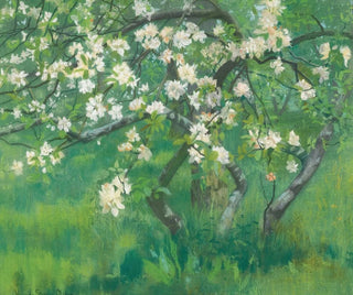 blommande äppelträd - William Stott of Oldham — vy av konstverket