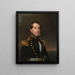 David Glasgow Farragut - William Swain — inramlat konstverk på väggen