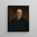 Benjamin Harrison - William Thomas Mathews — inramlat konstverk på väggen